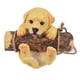 thumbnail image 2 of Estatuilla de cachorro, estatua de cachorro de resina de perro oscilante de resina, diseño exquisito, 2 of 8