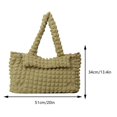 thumbnail image 4 of Bolso cruzado acolchado para mujer, Bolso informal de gran capacidad para axila, Bolso suaves para mujer, 4 of 9