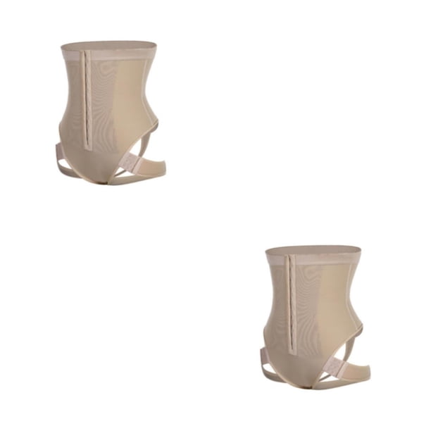 Qarigey Entrenador de glúteos y abdomen ligero y transpirable de nailon, bragas de control de abdomen duraderas y ajustables, cómodas Type2 NO2