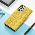 thumbnail image 2 of Wallet Case for Samsung Galaxy M23,Cat Dog Cartoon Cute Style with ID Card Holder PU Leather Flip Phone Cover for Samsung Galaxy F23 MG Yellow, 2 of 13