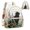 Black Cat Flower, variant on Starry Night Galaxy Print Fashion Mini Backpack Purses, Polyester Fabric Lightweight Rucksack for Travel Picnic