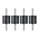 thumbnail image 1 of 4x soporte de goma amortiguador soportes de goma accesorios de perno soporte de goma antivibraciones para compresores de aire de bomba de agua de 30mmx30mm M8, 1 of 8