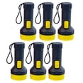 thumbnail image 4 of CIMAXIC 6Pcs Kids Flashlights Plastic LED Small Flashlights Mini Flashlights for Home Outdoor,3.94"X1.69"X1.69", 4 of 4