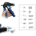 thumbnail image 5 of Heavy Duty Gun Hollow Wall Cavity Wall Anchor Plasterboard Fixing Setting Tool +3 Different Metal Wall Fixings Anchors Plugs(M4*32mm,M5*52mm,M6*65mm), 5 of 5