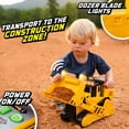 thumbnail image 4 of Maxx Action 16" Dozer with Joystick Controls, Lights, Construction Sounds, Motorized Movement, and Real Working Bucket – Large Construction Vehicle Toy for Kids, 4 of 8