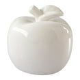 thumbnail image 1 of MasteelfCA 1Pc Xmas Tabletop Ornament Festive Home Decor Ceramic Apple Modeling Ornament, 1 of 7