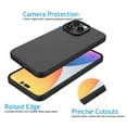 thumbnail image 4 of Njjex Liquid Silicone Case for iPhone 14 ,14 Pro ,iPhone 14 Plus ,iPhone 14 Pro Max , Full Body Protective Cover, Shockproof, Slim Phone Case, Anti-Scratch Soft Microfiber Lining,(Black), 4 of 8