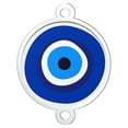 thumbnail image 7 of Evil Eye Custom Name Necklace, Solid 14k Yellow Gold, 20", 7 of 7