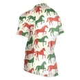thumbnail image 3 of joogoo Horse Artistic Pattern Men's Cycling Jerseys Mountain Bike Short Sleeve Tops M, 3 of 7