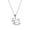 Silver, variant on Rocking Horse Pendant Necklace Women Horse Charm Necklace Cute Rhinestone Rocking Horse Necklace Gift for Wife Girlfriend