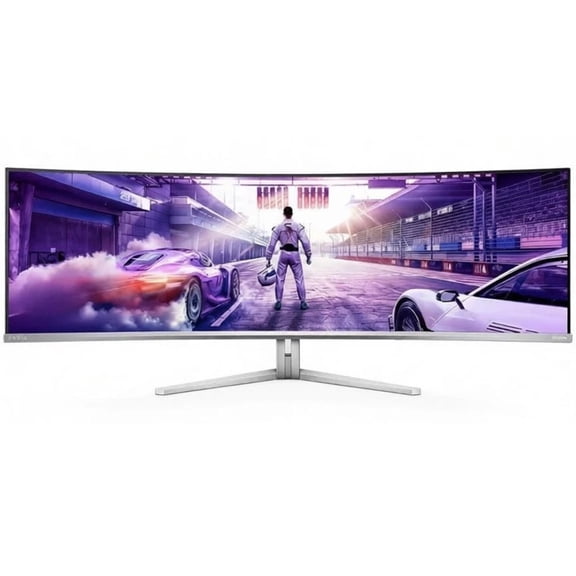 Restored Philips Evnia 49M2C8900 49" Curved SuperWide QDOLED Gaming Monitor