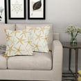 thumbnail image 6 of Yellow Starfish Pillow Covers 20X20 Inch Set of 2 Beach Ocean Coastal Decorative Square Pillow Cases Summer Nautical Cotton Linen Cushion Case Home Decor for Sofa Couch Bedroom Outdoor, 6 of 6