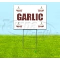 thumbnail image 1 of Garlic (18" x 24") Yard Sign, Includes Metal Step Stake, 1 of 6