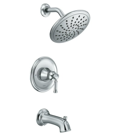 Moen T2283EP Stainless Steel Tub & Shower Faucet