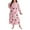 3#Red, variant on IQPE Women‘s Long Sleeve Nightgown Butterfly Print Loose Fit Flowy Sleep Dress Plus Size Red