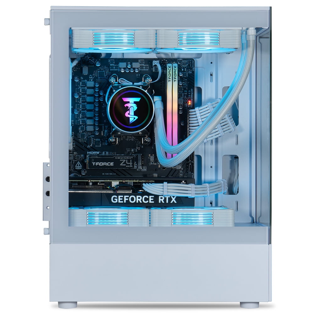 ViprTech Reaper 1.0 Gaming PC, AMD Ryzen 7 8700F 5GHz, RTX 5060 Ti, 16GB DDR5, 1TB SSD Desktop White