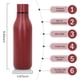 thumbnail image 2 of Botella de agua aislada, botellas de agua de metal de acero inoxidable de 550 ml, termales deportivos coloridos, frasco de aspirra de aislamiento de doble pared para mantener las bebidas calientes, 2 of 3