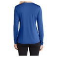 thumbnail image 3 of Yellow Rooster Women's Long Sleeve PosiCharge Competitor V-Neck Tee True Royal 3XL, 3 of 7
