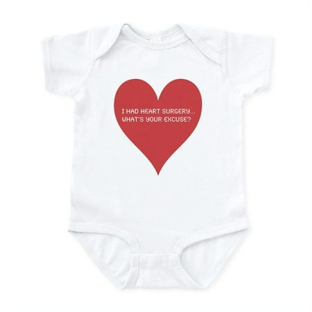 

CafePress - I Had Heart Surgery What s Y Infant Bodysuit - Baby Light Bodysuit Size Newborn - 24 Months