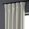 thumbnail image 2 of Off White Performance Linen 50 in. W x 84 in. L Rod Pocket Hotel Blackout Curtain (Single Panel), 2 of 5
