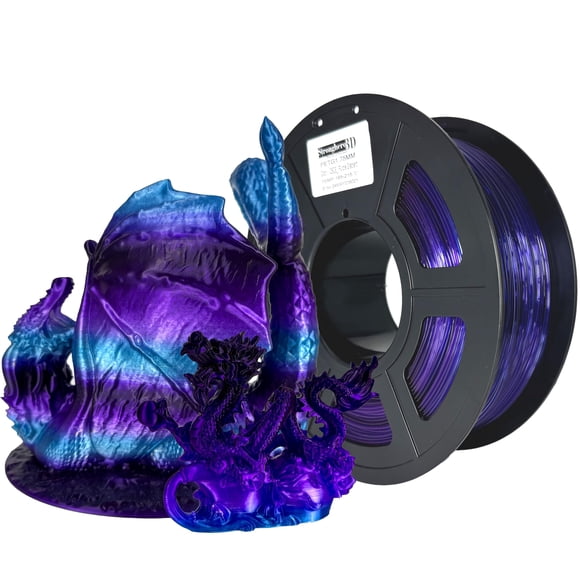 Filamento para impresora 3D Stronghero3D PETG de 1,75 mm, color morado, 1 kg