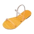 thumbnail image 2 of ZACPNCV Womens Plus Size Low Heel Sandals Clear Strap Comfort Casual Outdoor Shoes Summer, 2 of 9