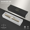 thumbnail image 2 of PARKER IM Fountain Pen, Brushed Metal, Medium Nib with Blue Ink Refill, Gift Box (1931656) Parker Unisex, 2 of 8