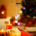thumbnail image 4 of Beautynvta Solar Christmas Wind Chimes Light, Colorful Snowman Hanging Lights, Solar Powered Lights Waterproof LED Wind Chimes for Outdoor Garden Balcony Decor, 27.6 Inch, 4 of 8
