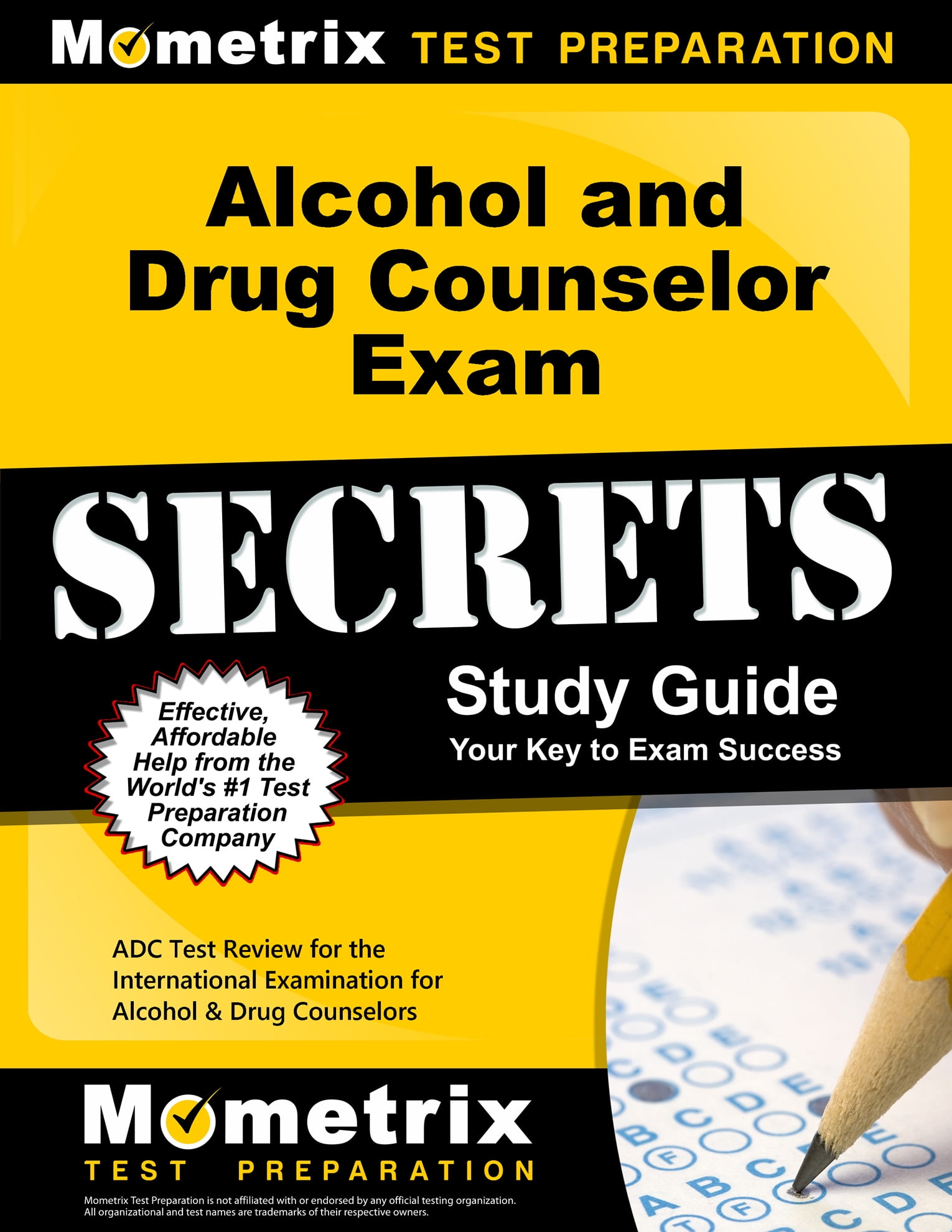 Alcohol And Drug Counselor Exam Secrets Study Guide : Adc Test Review ...