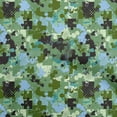 thumbnail image 1 of oneOone Georgette Viscose Light Blue Fabric Abstracts Craft Projects Decor Fabric Printed By The Yard 42 Inch Wide, 1 of 5