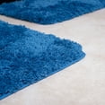 thumbnail image 3 of Lavish Home 67-14-N Super Plush Non-Slip Bath Mat Rug Set, Navy - 3 Piece, 3 of 7