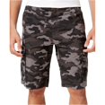 thumbnail image 1 of Univibe Mens Peached Casual Cargo Shorts, Gris, 31 Univibe Carga, 1 of 2