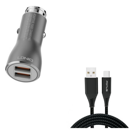 36W Fast Car Charger w Type-C 10ft USB Cable for OnePlus 9  Nord N200 5G/N100/N10 5G  Pro Phone - 2-Port USB Type-C Cable Power  Charger Cord Power J5N for OnePlus 9  Nord N200 5G/N100/N10 5G  Pro price history on PriceWatchPro