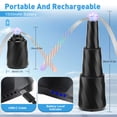 thumbnail image 4 of Rechargeable Fly Repellent Fan with 7-Color LED Lights, Retractable Portable Design, Cordless Pest Control for Indoor Outdoor Use, Camping, Parties (4 Pack), 4 of 9