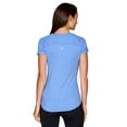 thumbnail image 2 of RBX Active Women's Athletic Striated V-Neck Super Soft T-Shirt, 2 of 4