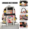 thumbnail image 3 of FORMRS Mini Backpack Purse for Women Travel Daypack Casual Shoulder Bag, Art Geometric, 3 of 7