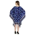 thumbnail image 4 of Moomaya Printed Short Turkish Kaftan For Women's Sexy Kaftan Evening Gown Beachwear Dress, 4 of 6