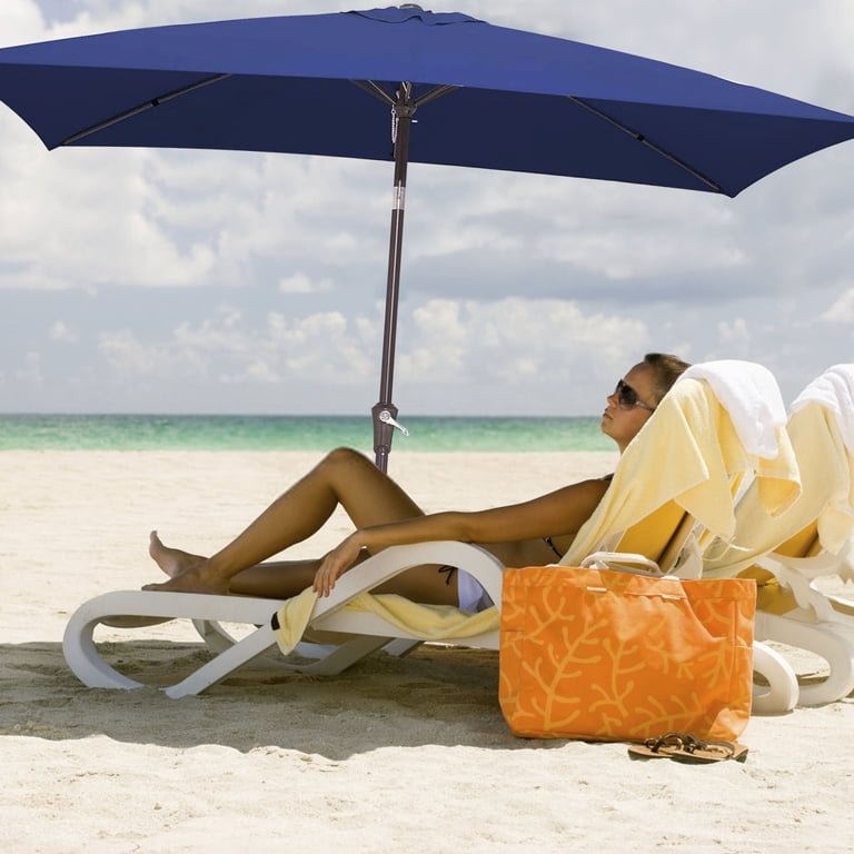 6 x 9 rectangular patio umbrella SDJMa Rectangular Umbrella Replacement Canopy, UV Protection, Waterproof, Outdoor  Patio/Garden/Pool Deck (Canopy Only)