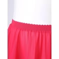 thumbnail image 5 of YONGHS Girl's Ballet Wrap Skirts Basic Circular Chiffon Dance Pull-On Skirt Ballerina Gymnastic Dancewear Hot Pink 1-6, 5 of 7