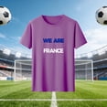 thumbnail image 2 of Zynoxe Soccer Cup 2026 Shirt Women USA Football Soccer Round Neck Summer Tops Casual Fashion Printed Host Sports Short Sleeve Tops Purple14 S, 2 of 5