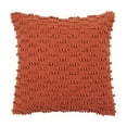 thumbnail image 1 of Saro Lifestyle 5810.RU20S 20 in. Nubby Design Throw Pillow with Down Filling, Rust, 1 of 1