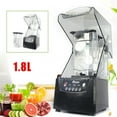 thumbnail image 6 of 2600W Heavy-Duty Commercial Blender With Shield Quiet Sound Enclosure Stainless Steels 1.8L 110V 23000r/Min for Homes, Offices, Hotels, 6 of 17