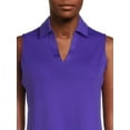 thumbnail image 2 of Ben Hogan Women's Sleeveless Performance Polo Shirt with UPF 30, Sizes XS-XXL, 2 of 6