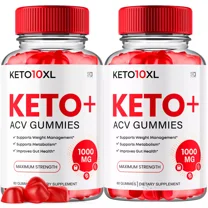 Keto10XL Keto ACV Gummies - Support Weight Management and Energy (2 Pack)