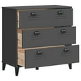 thumbnail image 3 of vidaXL Drawer Cabinet VIKEN Anthracite Grey Engineered Wood, 3 of 5
