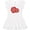 AA-White, variant on Inktastic Red Poppy Flowers Girls Baby Dress