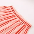 thumbnail image 6 of Womens Shorts Striped Elastic High Waisted Lounge Trendy Comfy Drawstring Pockets Bermuda Running Pull on Mid Polyester Red Bloomer Shorts Sizes M, 6 of 7