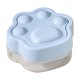thumbnail image 2 of Paw Shaped Ice Mold Tray Food Grade Silicone Easy Release for Coffee Milk Tea Juice Food Freezer Container 5 Compartments, 2 of 9