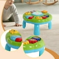 thumbnail image 6 of MERIGLARE Baby Activity Table Music Play Center Interactive,Preschool Learning,Educational Toy,for Boys Girls 1 2 3 4 Year Old Children green, 6 of 8