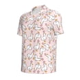 thumbnail image 2 of Balery Goose Queen Printed Men’s Short Sleeve Polo Shirt, Midweight Men's Shirt,Golf Polo shirts -3X-Large, 2 of 9